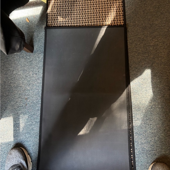 Washable Woven Pattern Runner Rug - Picture 2 of 2